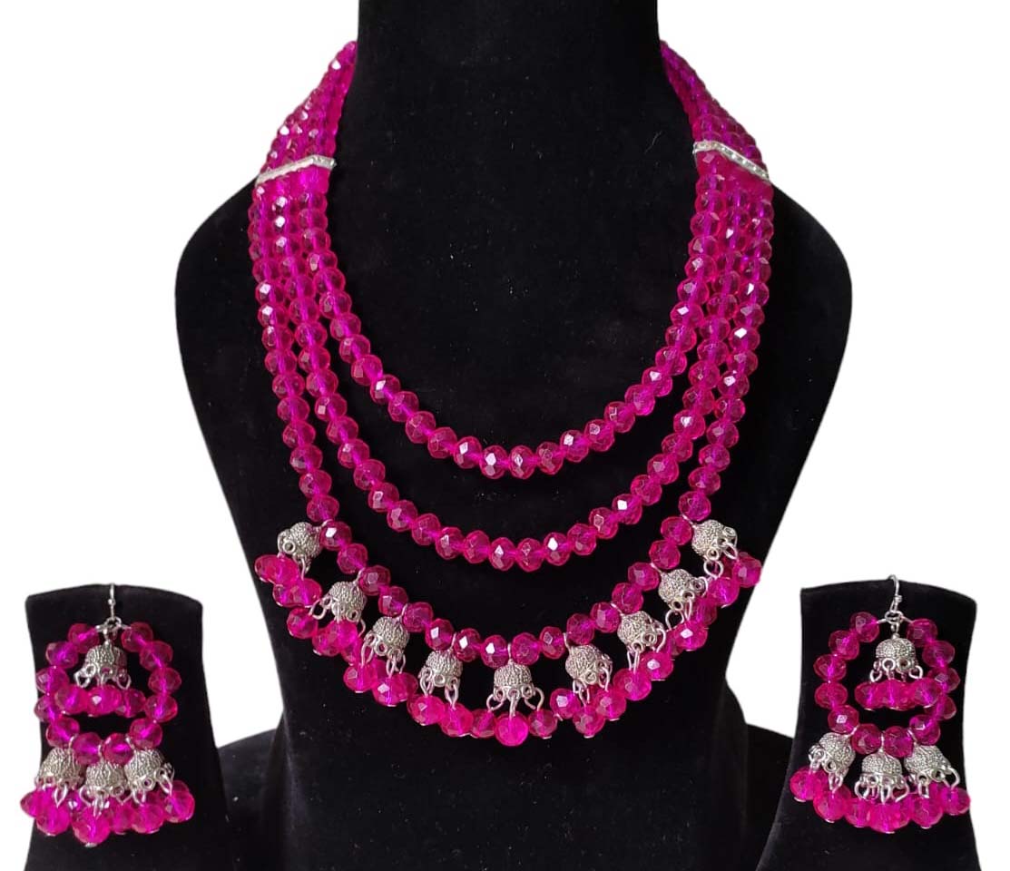 Pink Necklace set